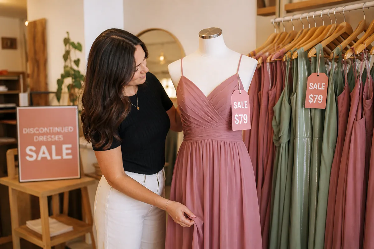 Choosing discontinued bridesmaid dresses sale